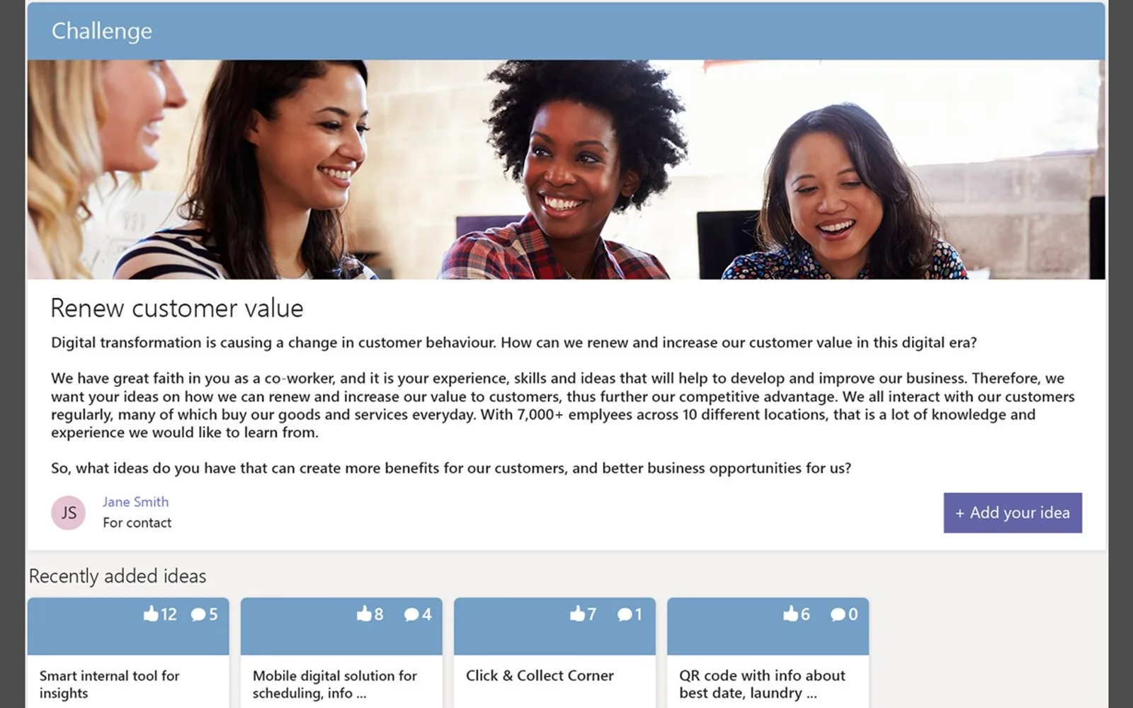 Wide Ideas — screenshot from the Microsoft Marketplace listing