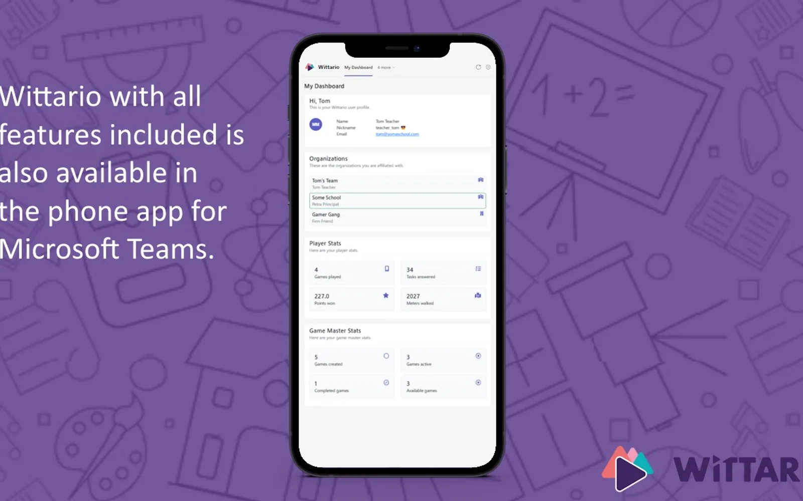 Wittario — screenshot from the Microsoft Marketplace listing