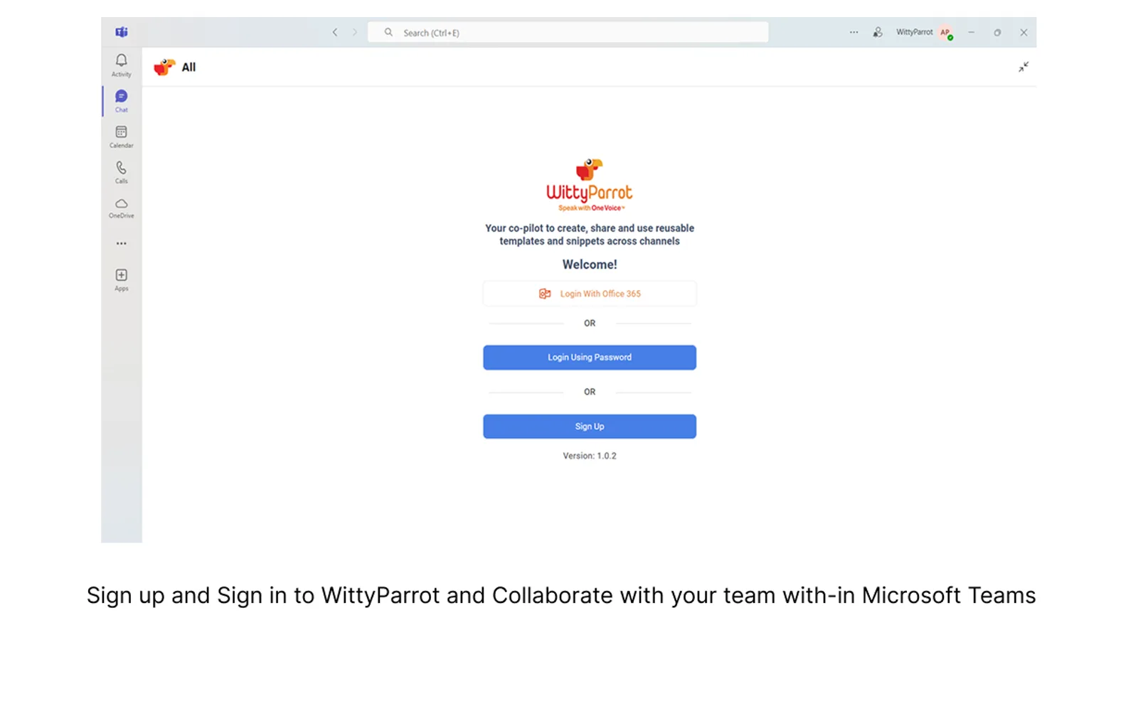 WittyParrot Knowledge Box — screenshot from the Microsoft Marketplace listing