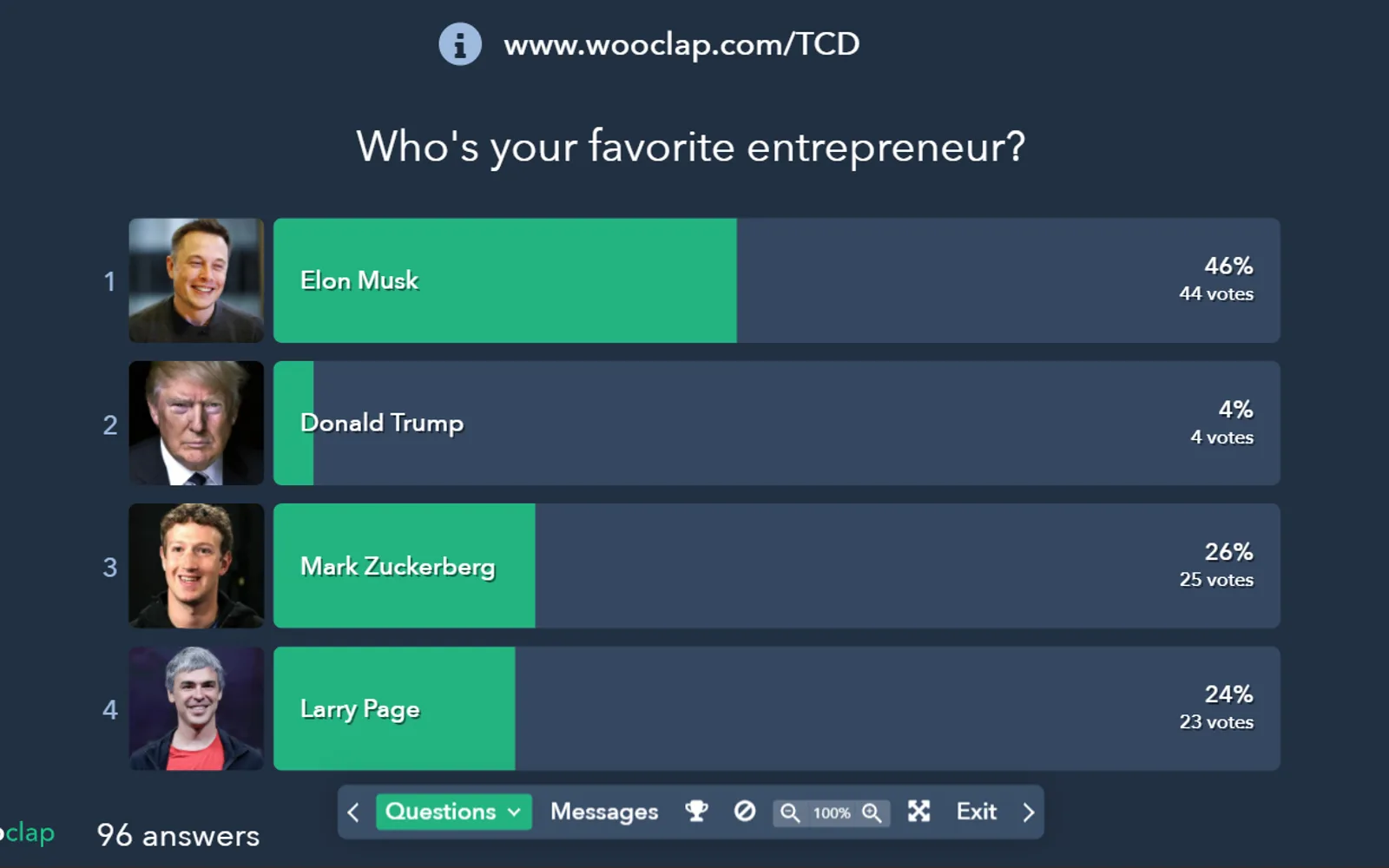 Wooclap — screenshot from the Microsoft Marketplace listing