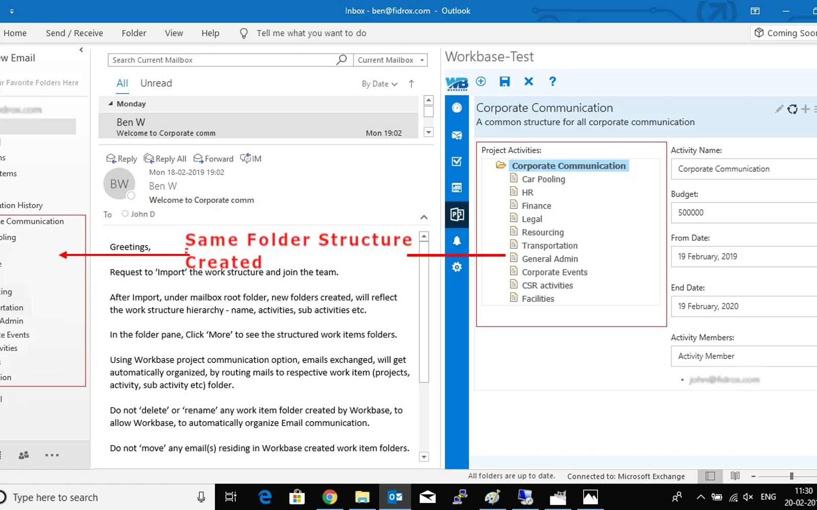 Workbase - Work Management — screenshot from the Microsoft Marketplace listing