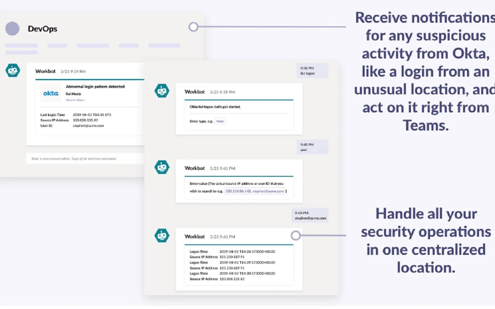Workbot AU — screenshot from the Microsoft Marketplace listing