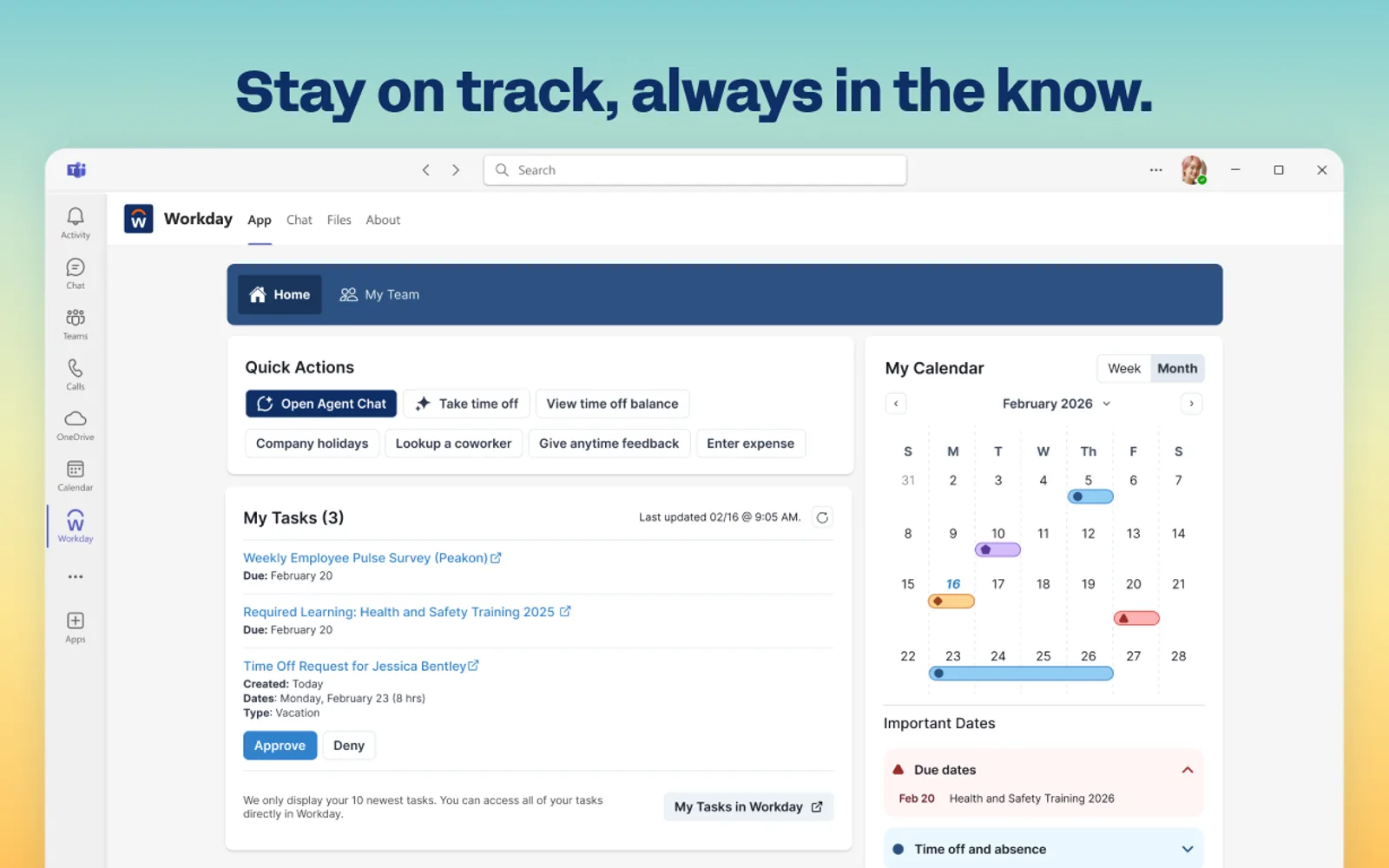 Workday — screenshot from the Microsoft Marketplace listing