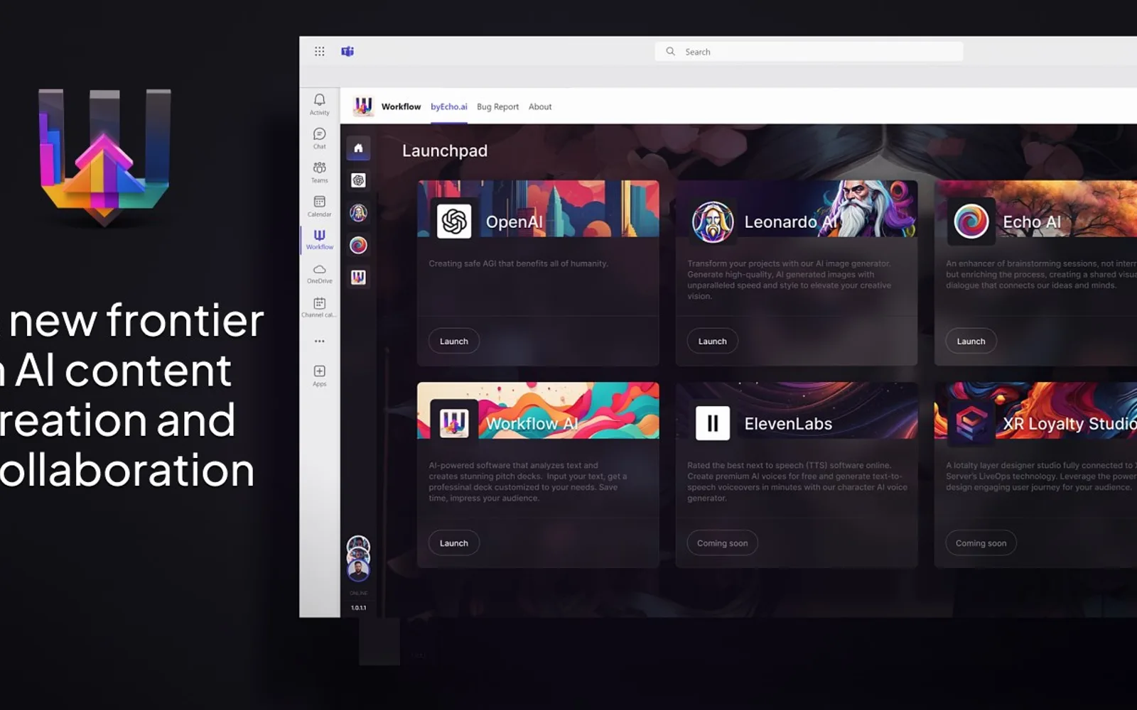 Workflow byEcho.ai — screenshot from the Microsoft Marketplace listing