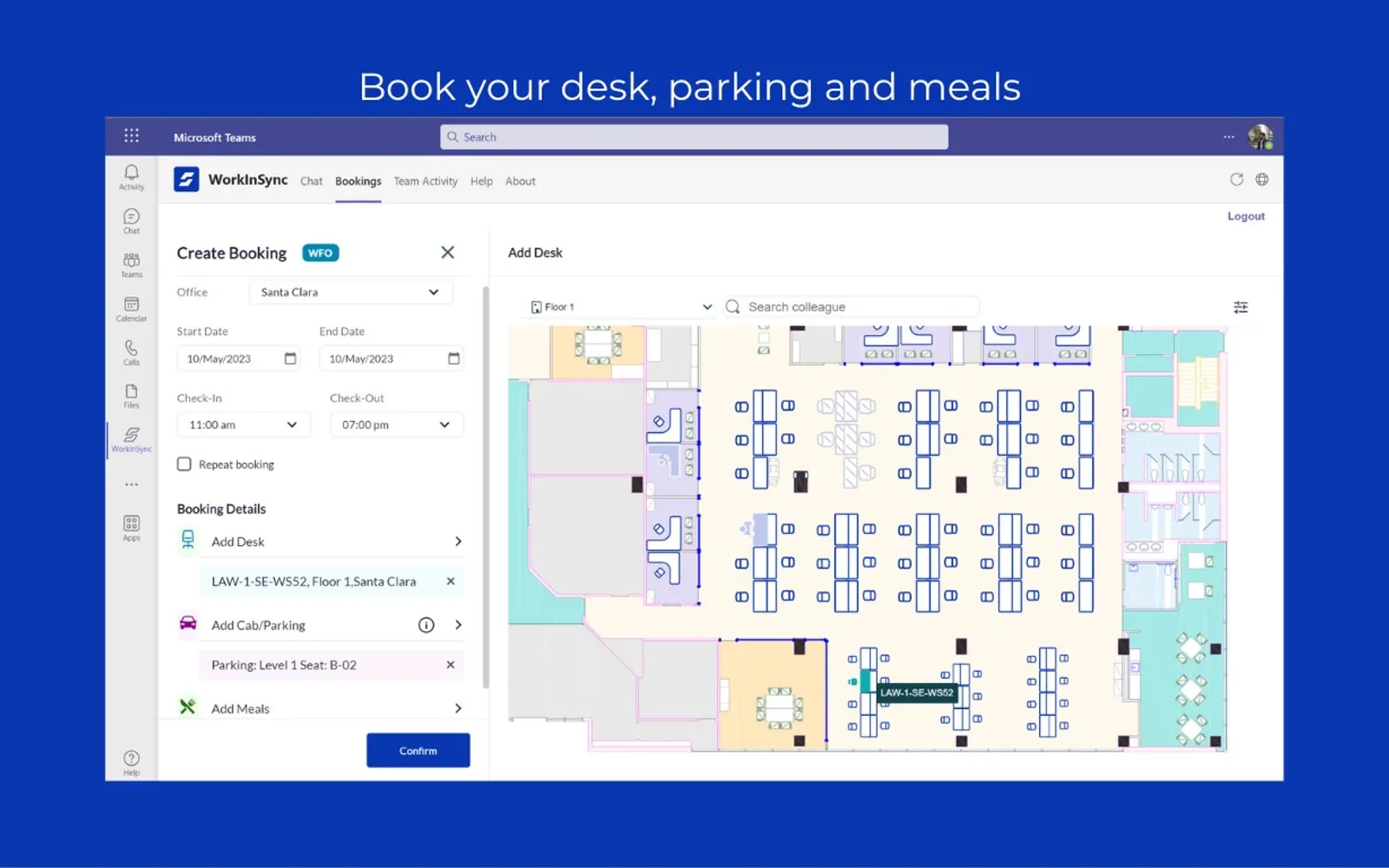 WorkInSync — screenshot from the Microsoft Marketplace listing