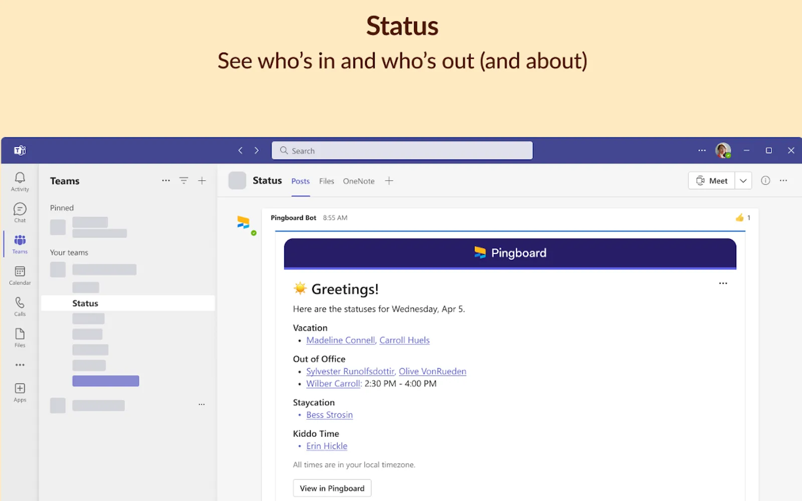 Workleap Pingboard — screenshot from the Microsoft Marketplace listing