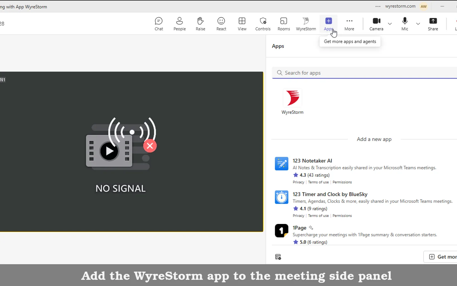 WyreStorm — screenshot from the Microsoft Marketplace listing