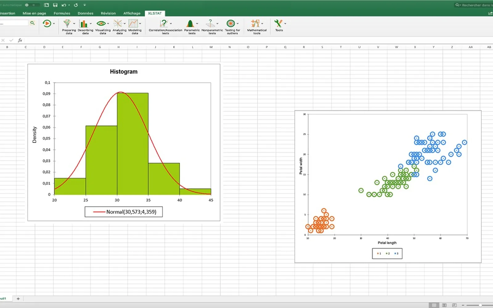 XLSTAT Basic — screenshot from the Microsoft Marketplace listing