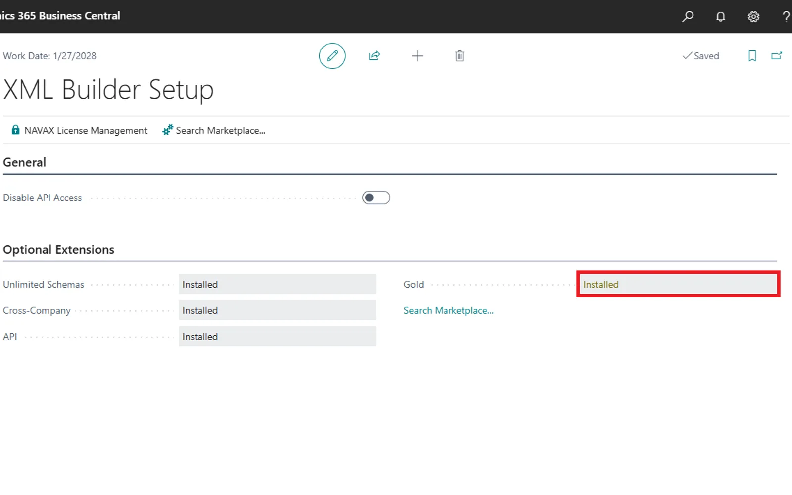 XML Builder - Gold — screenshot from the Microsoft Marketplace listing