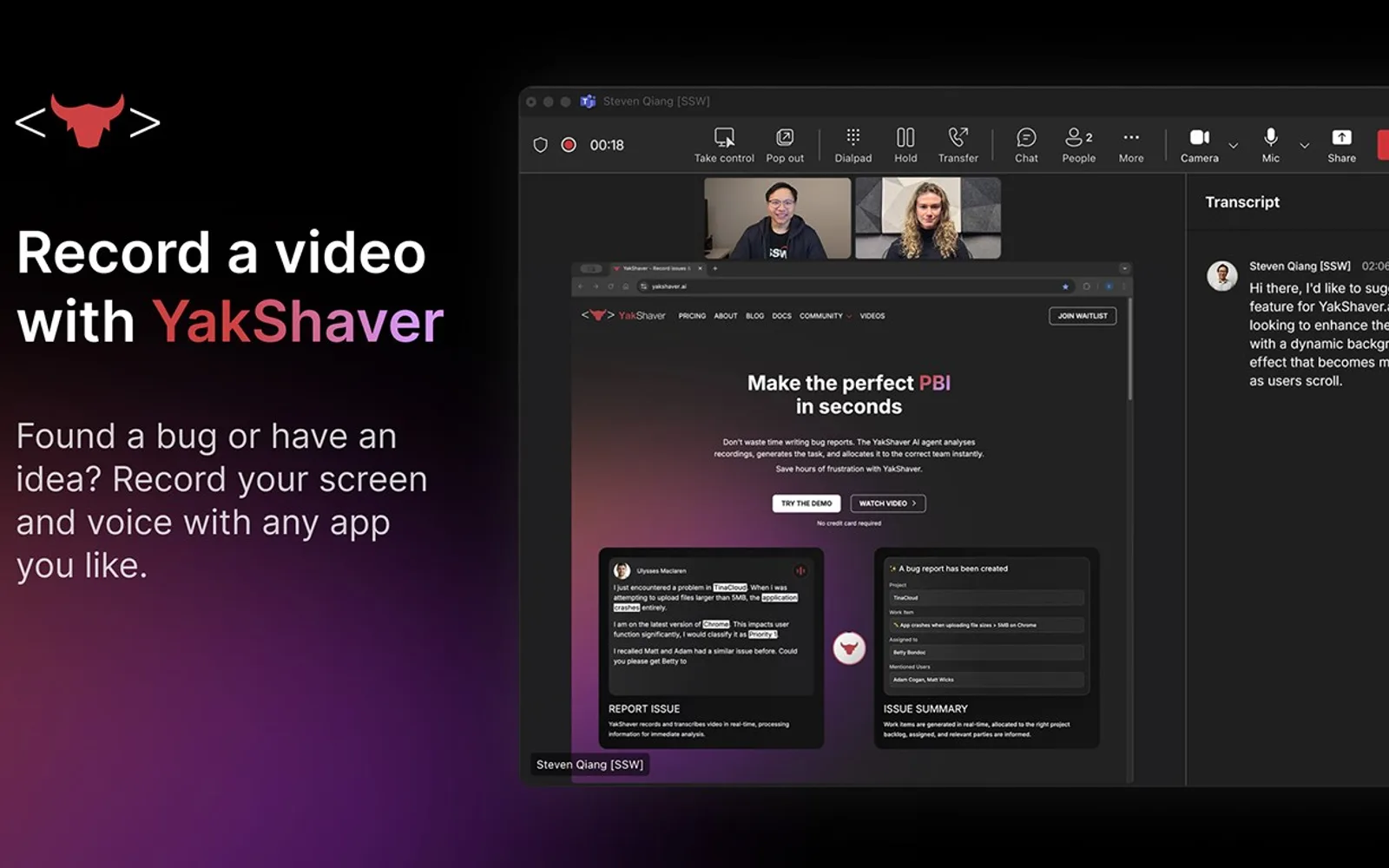 YakShaver — screenshot from the Microsoft Marketplace listing