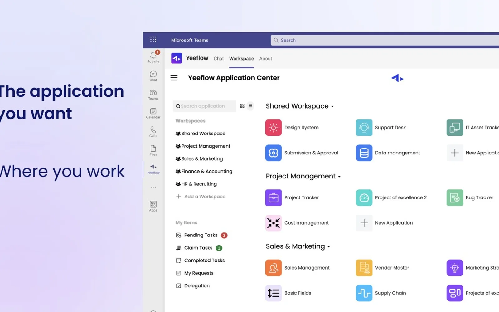 Yeeflow — screenshot from the Microsoft Marketplace listing