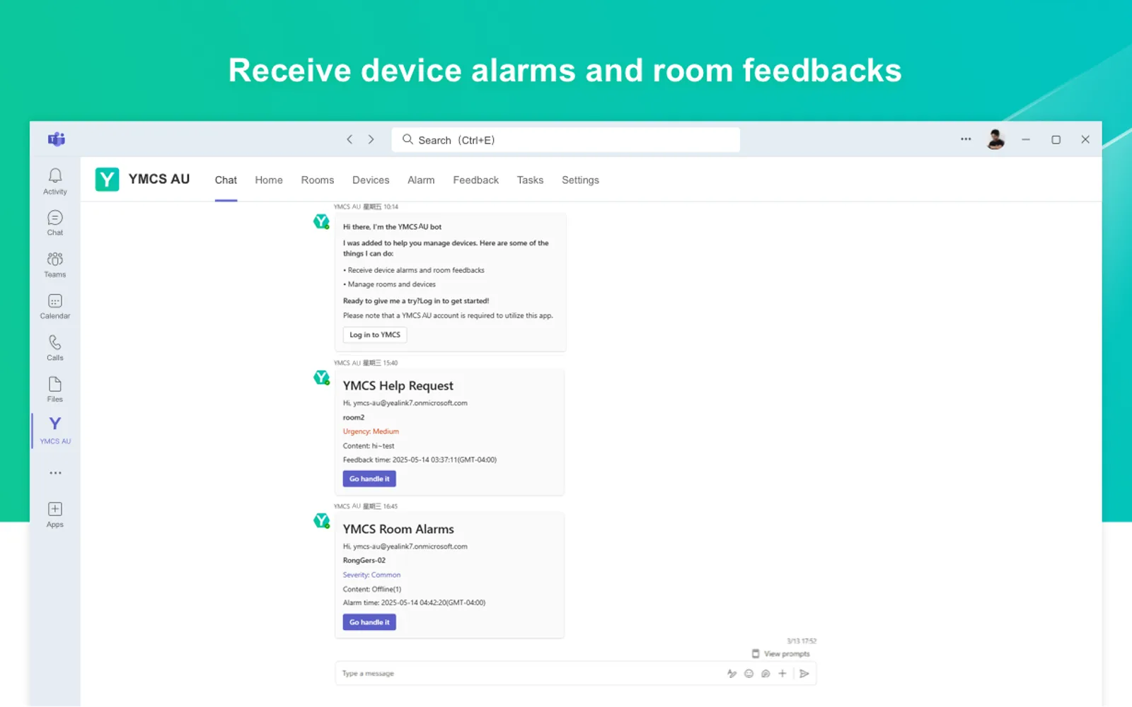 YMCS AU — screenshot from the Microsoft Marketplace listing