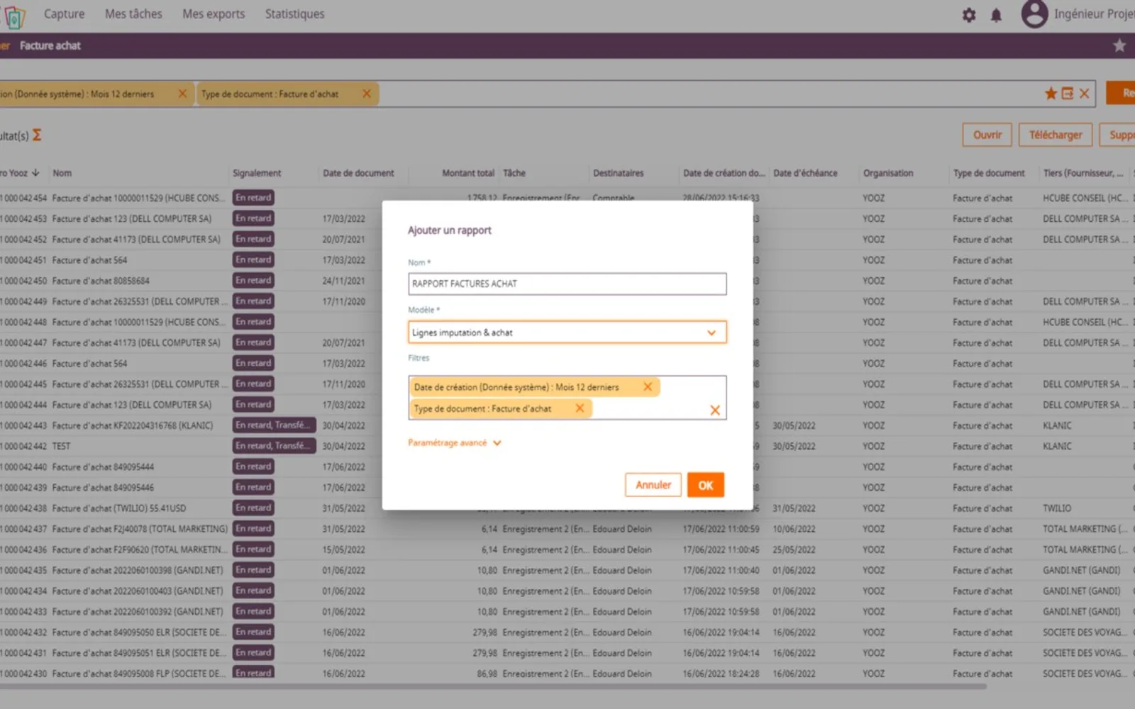 Yooz Reports — screenshot from the Microsoft Marketplace listing