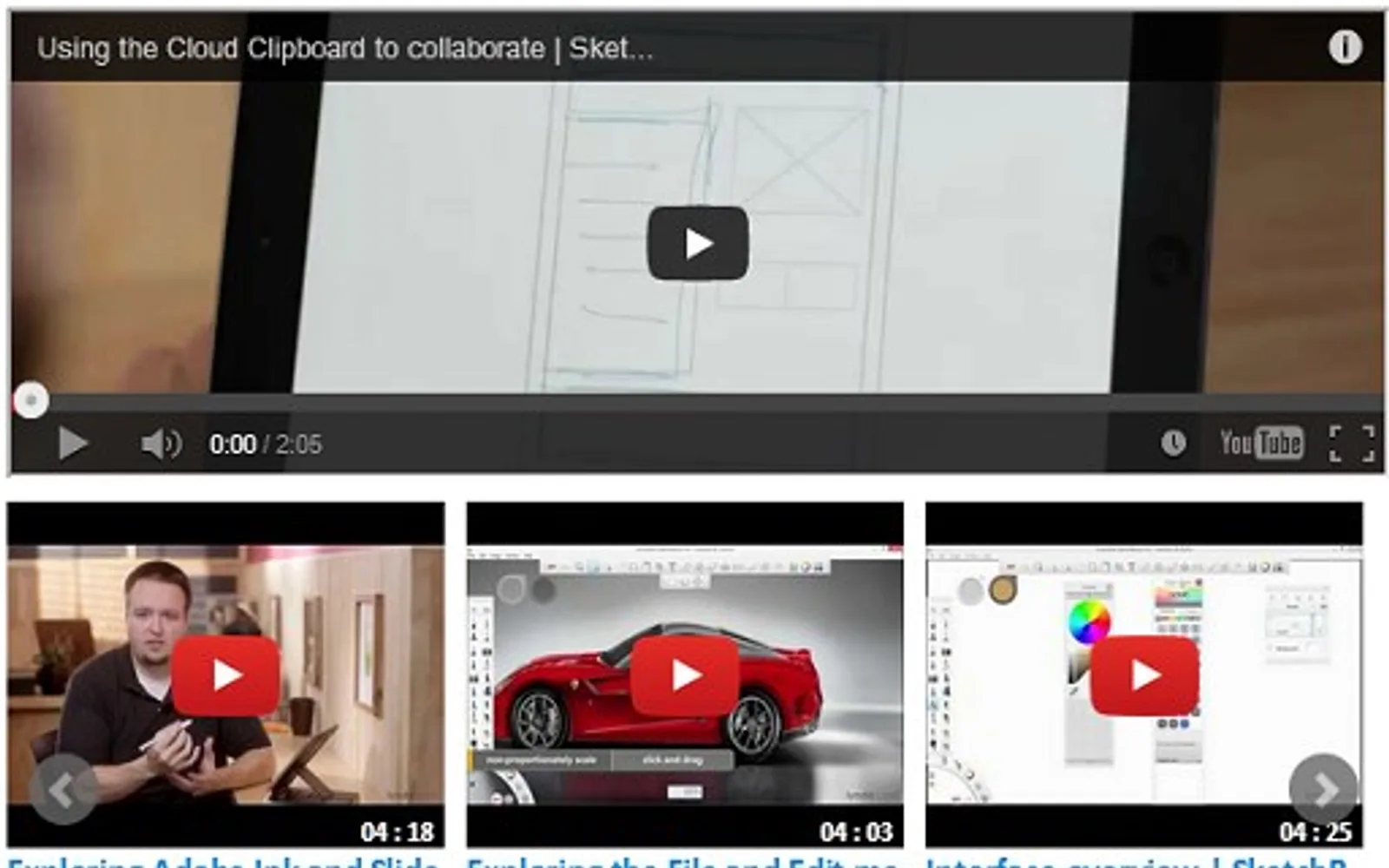 YouTube Feeds — screenshot from the Microsoft Marketplace listing
