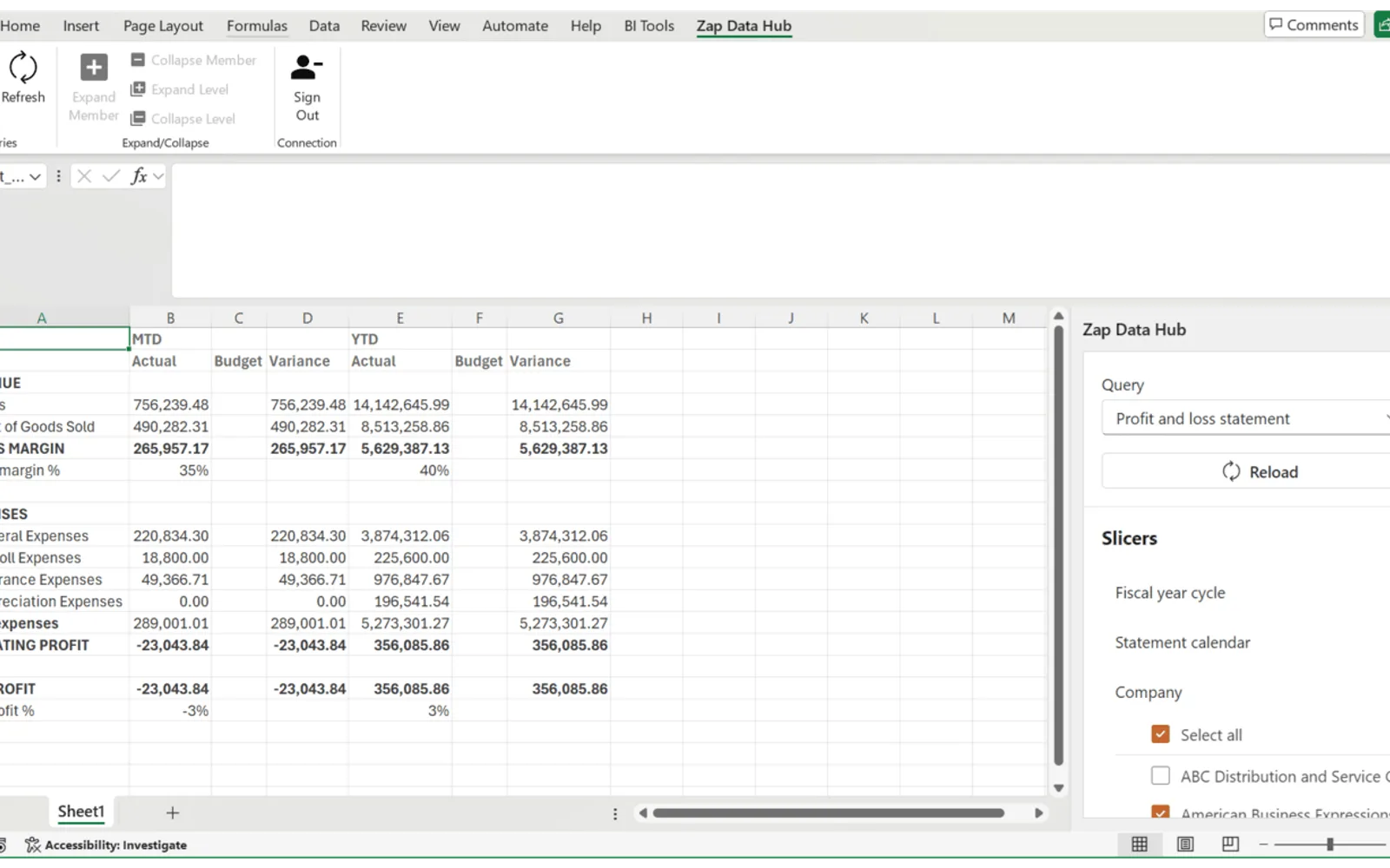 Zap Live — screenshot from the Microsoft Marketplace listing