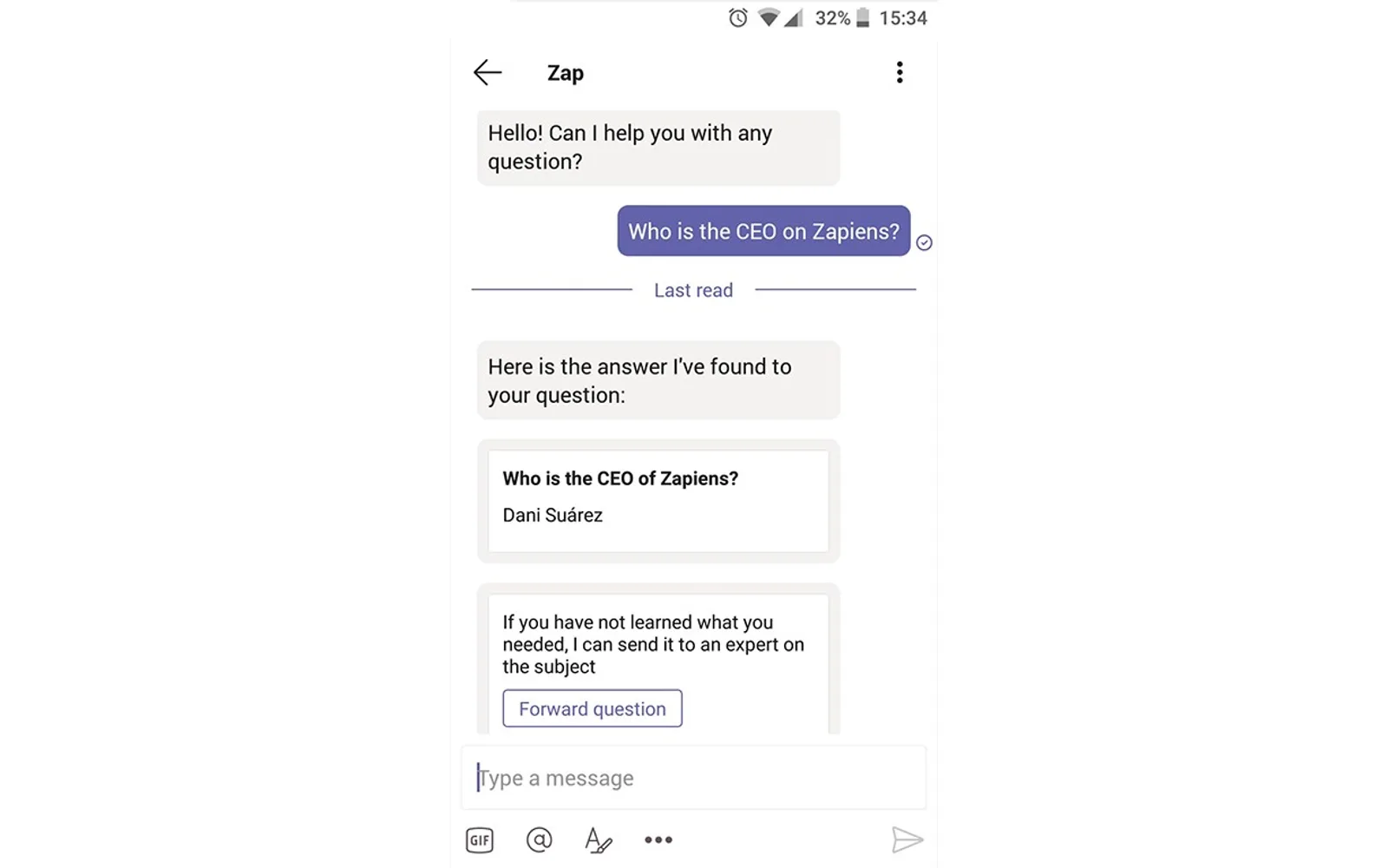 Zap — screenshot from the Microsoft Marketplace listing