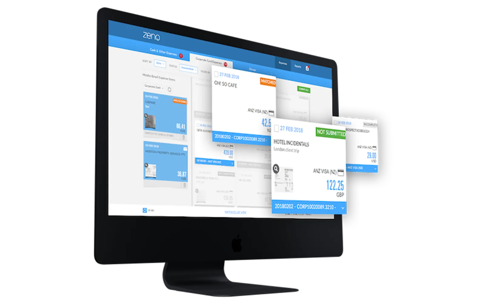 Zeno Expense — screenshot from the Microsoft Marketplace listing