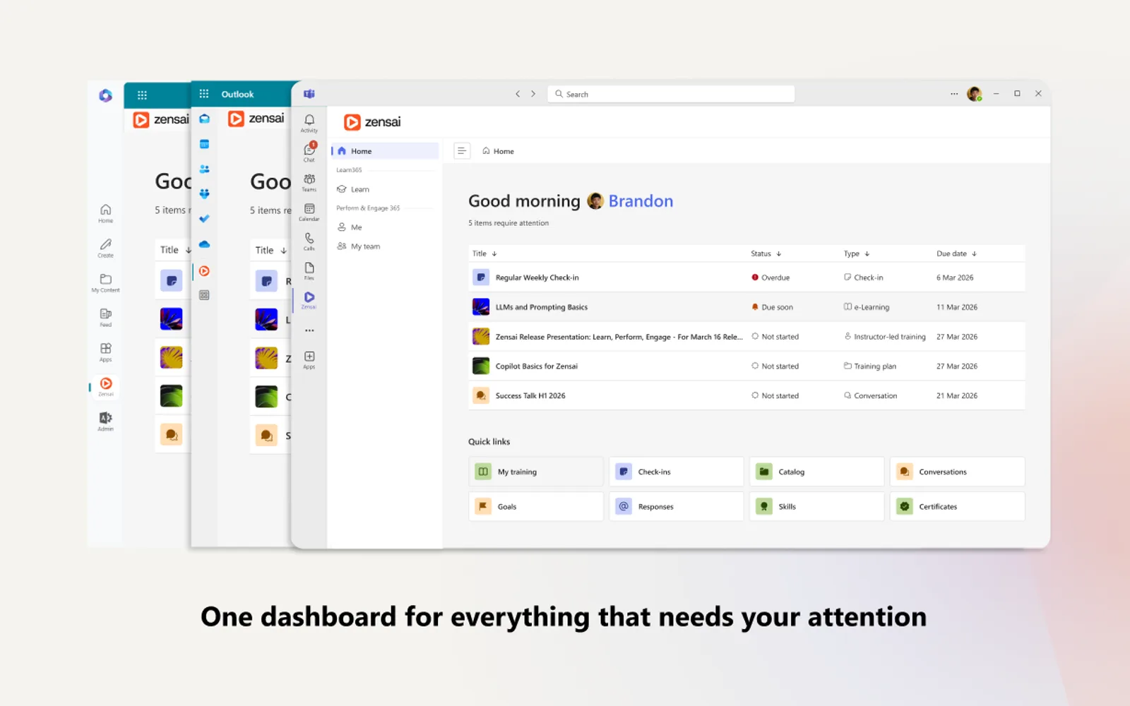 Zensai — screenshot from the Microsoft Marketplace listing