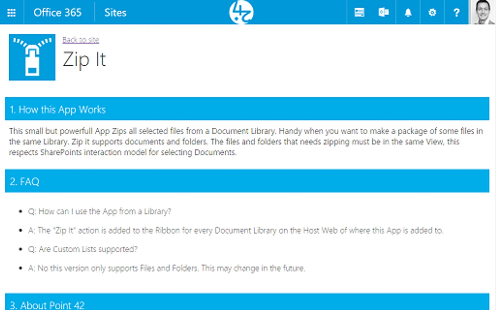 Zip It - Light — screenshot from the Microsoft Marketplace listing