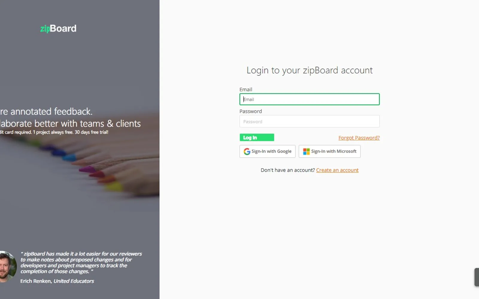 zipBoard — screenshot from the Microsoft Marketplace listing
