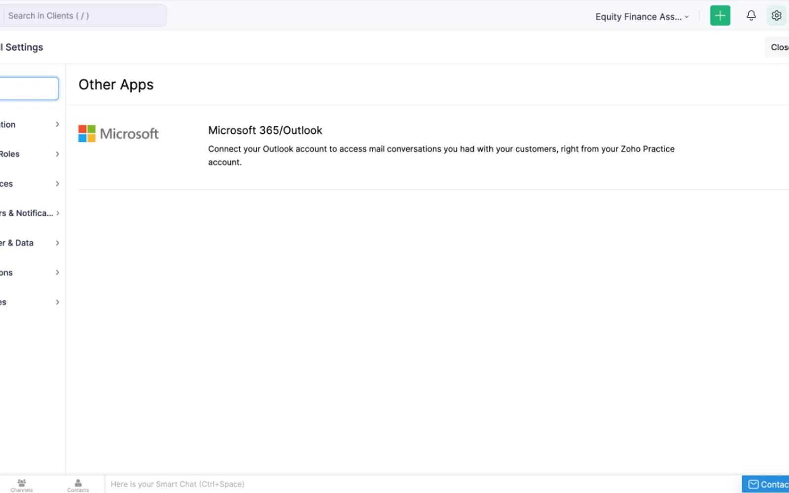 Zoho Practice — screenshot from the Microsoft Marketplace listing